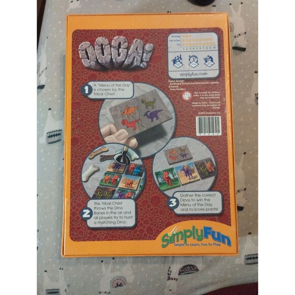 Ooga! Caveman Board Game - Take the Plunge as a Tribal Chief! Simply Fun 2005 - Picture 4 of 4